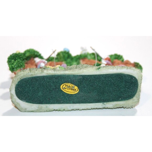 Home Accents Collection Bunny At Play 2 Rabbits Fishing Spring Easter Small  5" - Picture 6 of 10